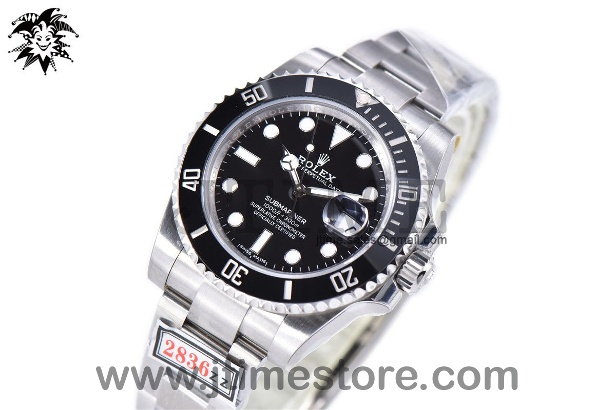 Submariner 116610 LN Black Ceramic ZZF A2836 V2