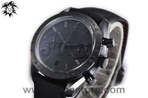 Speedmaster "Dark Side of The Moon" Real Ceramic OMF 1:1 Best Edition Black Dial on Nylon Strap A9300