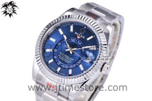 Sky-Dweller 326934 SS Noob 1:1 Best Edition Blue Dial on SS Bracelet A23J