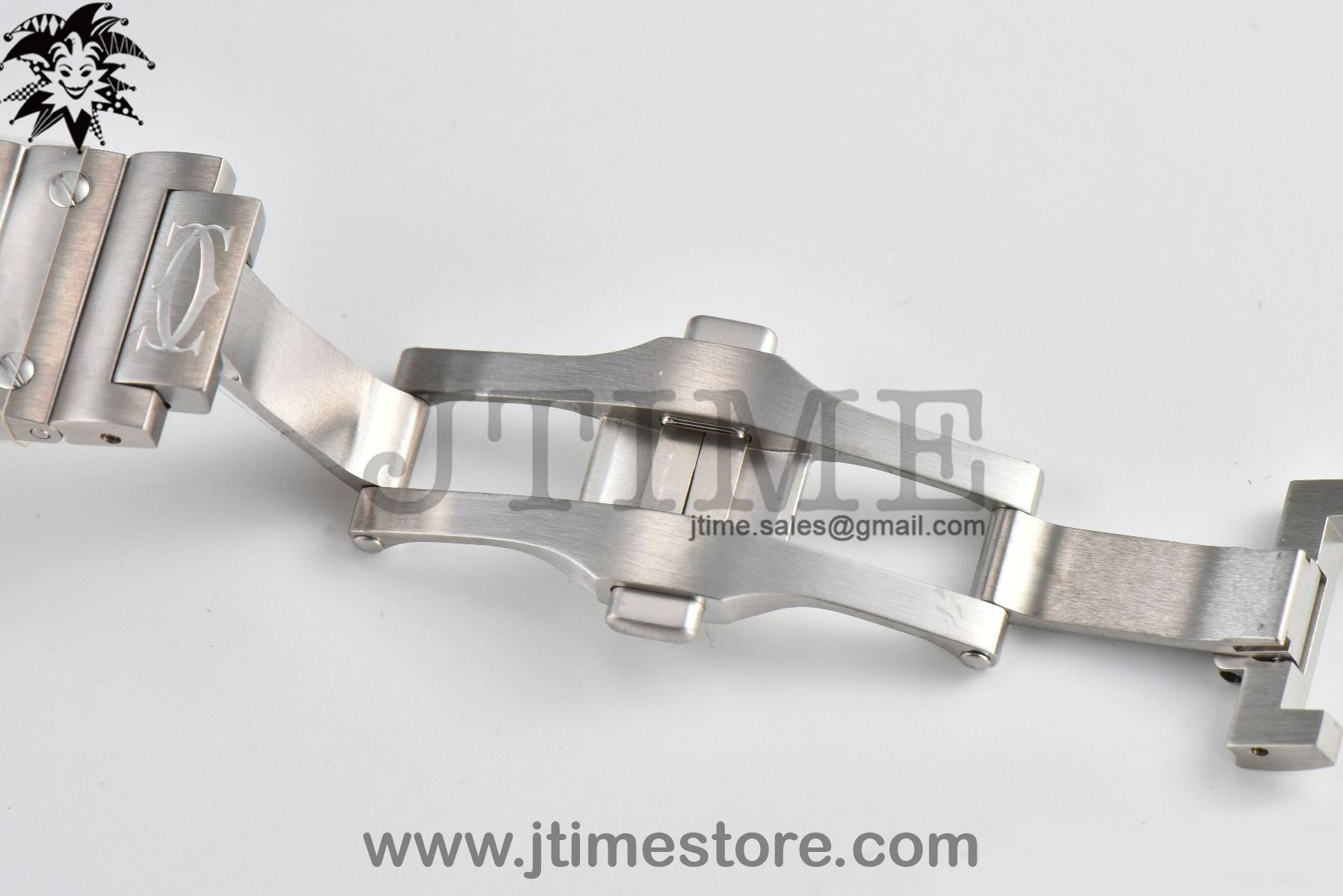 Santos de Cartier 35mm SS 3KF 1:1 Best Edition White Dial on SS SmartLinks Bracelet MIYOTA 9015 V2 - Image 7