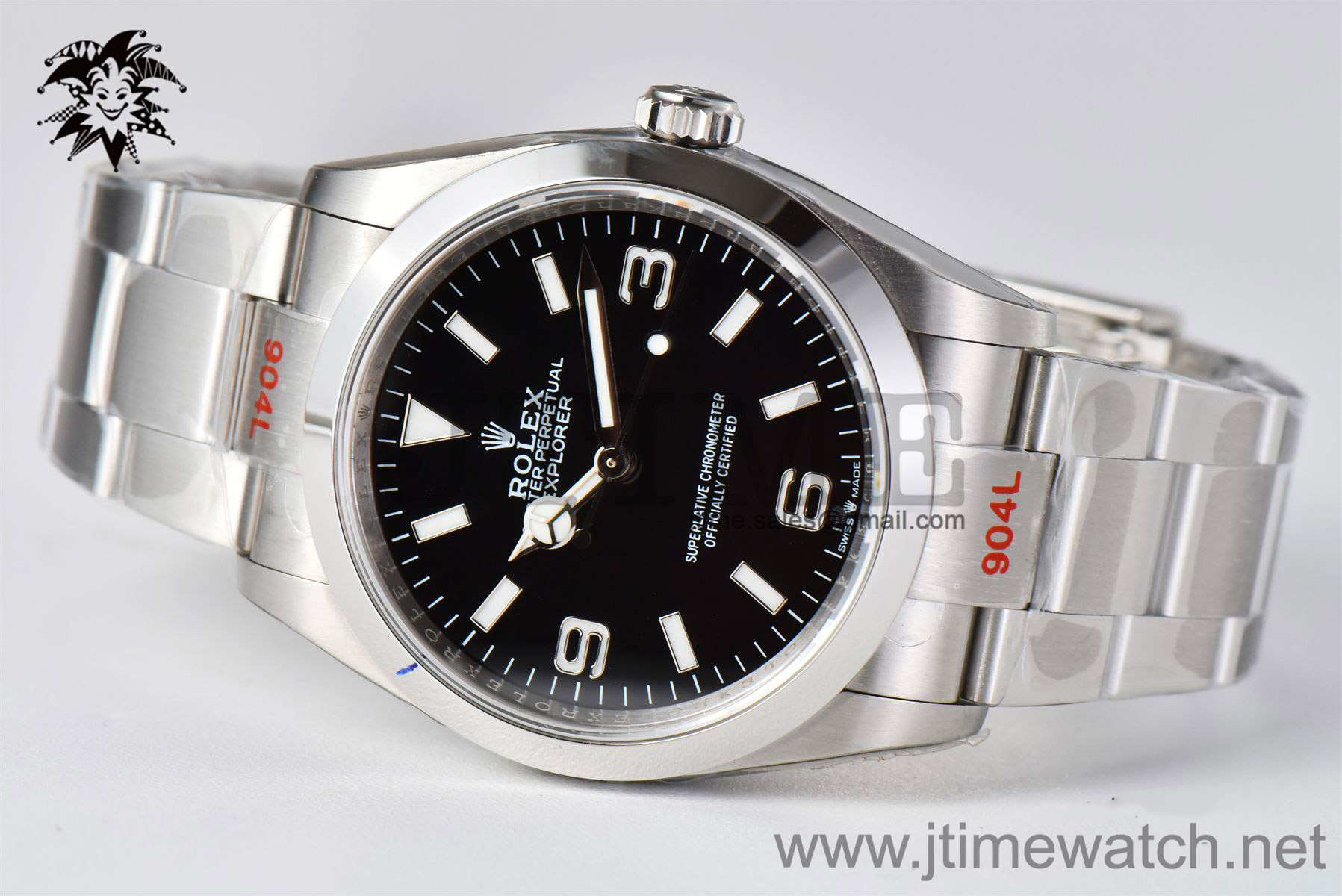 Explorer I 124270 36mm EWF Best Edition 904L Black Dial on SS Bracelet Asia 3230 - Image 6