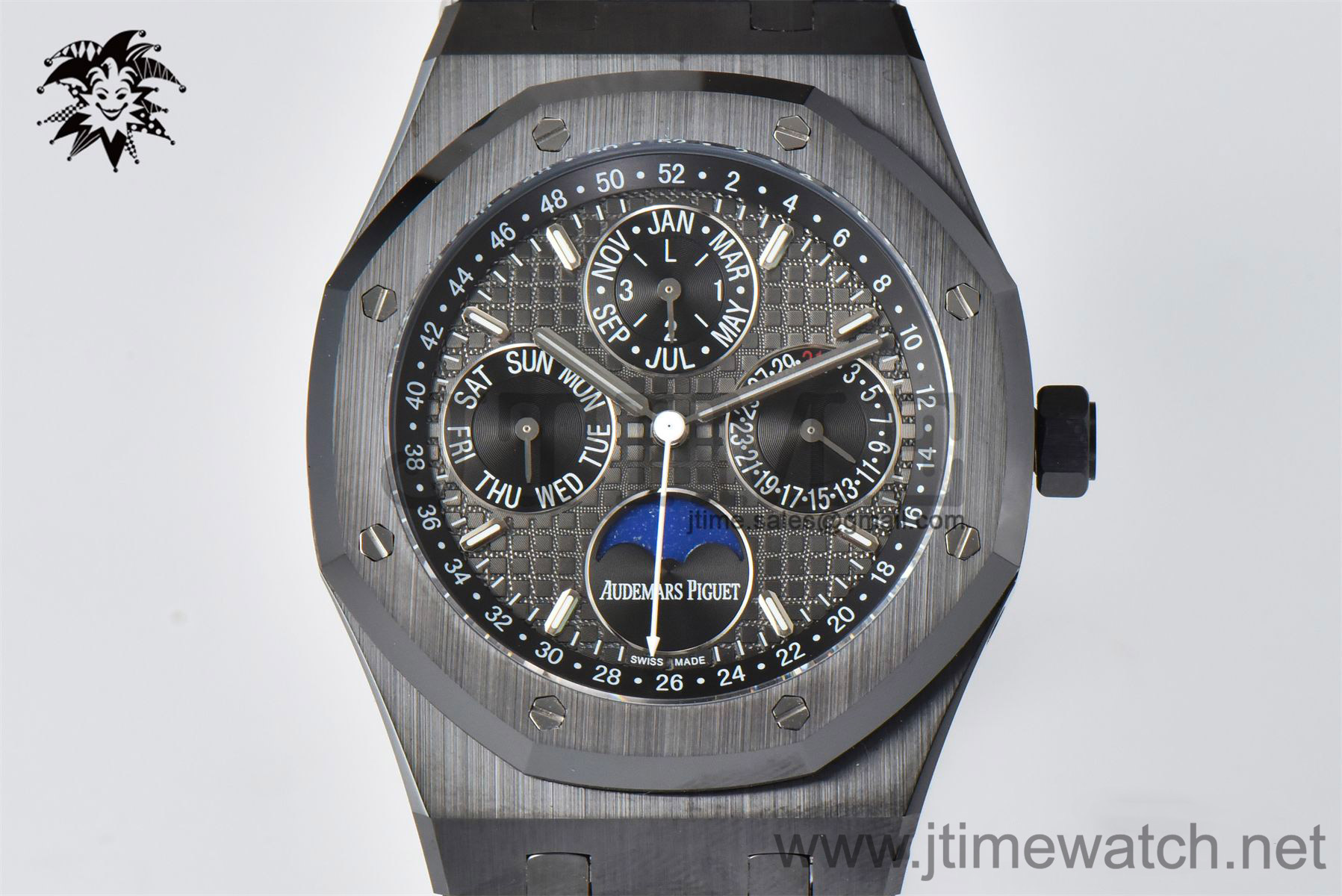 Royal Oak Perpetual Calendar 26579CE Black Ceramic APSF Best Edition on Black Ceramic Bracelet A5134 - Image 3