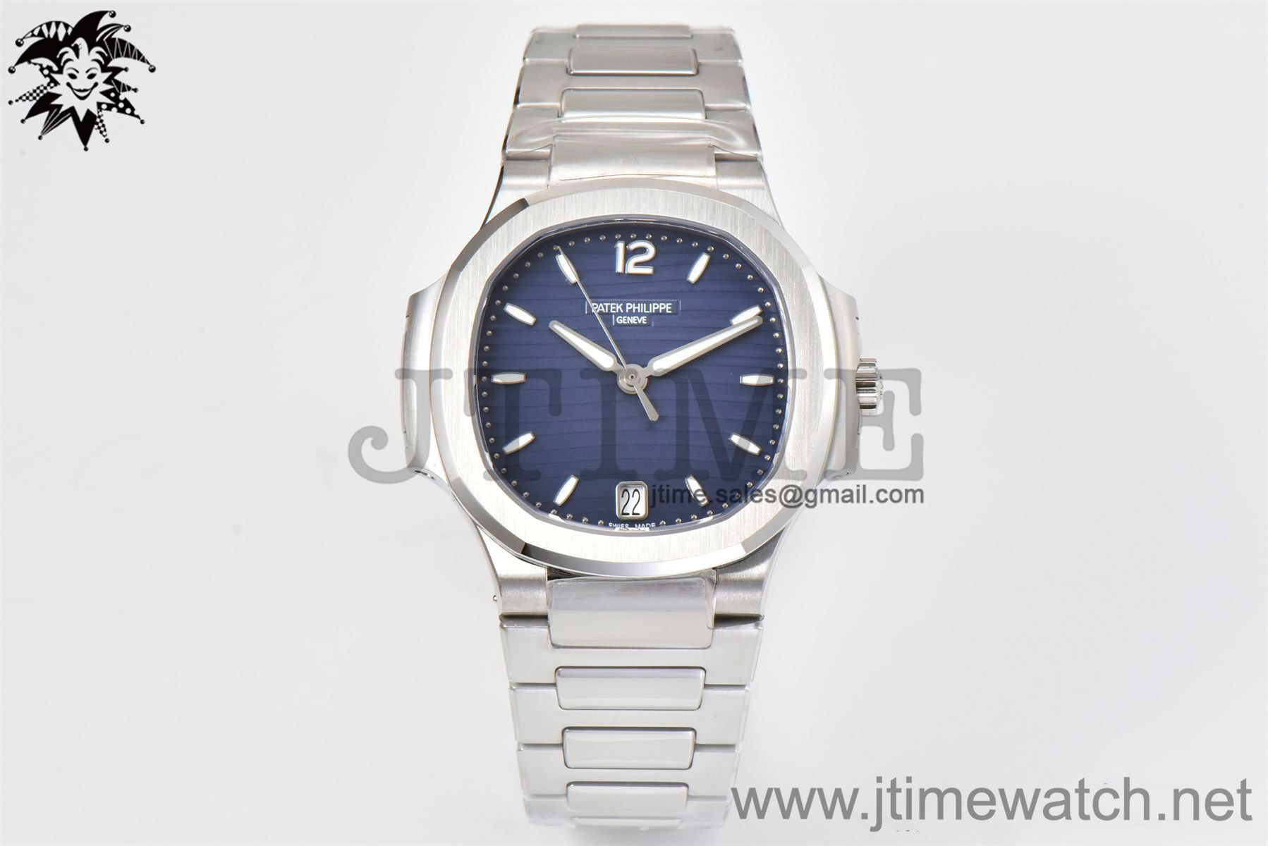 Nautilus 7118 Ladies 3KF 1:1 Best Edition Light Blue Dial on SS Bracelet A324 Super Clone - Image 3