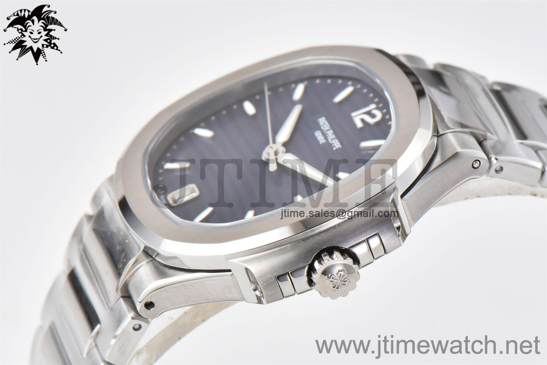 Nautilus 7118 Ladies 3KF 1:1 Best Edition Light Blue Dial on SS Bracelet A324 Super Clone - Image 5