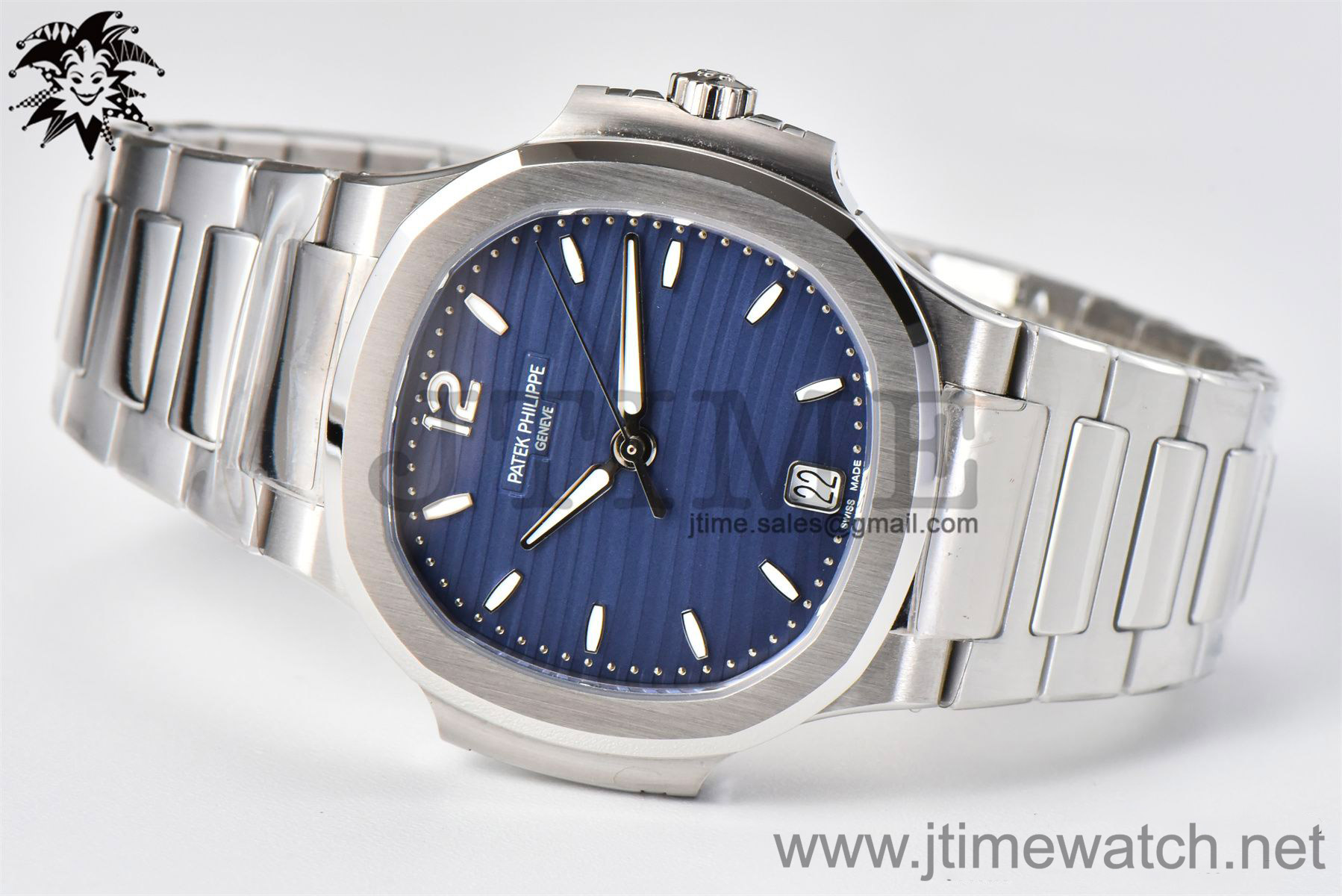 Nautilus 7118 Ladies 3KF 1:1 Best Edition Light Blue Dial on SS Bracelet A324 Super Clone - Image 2