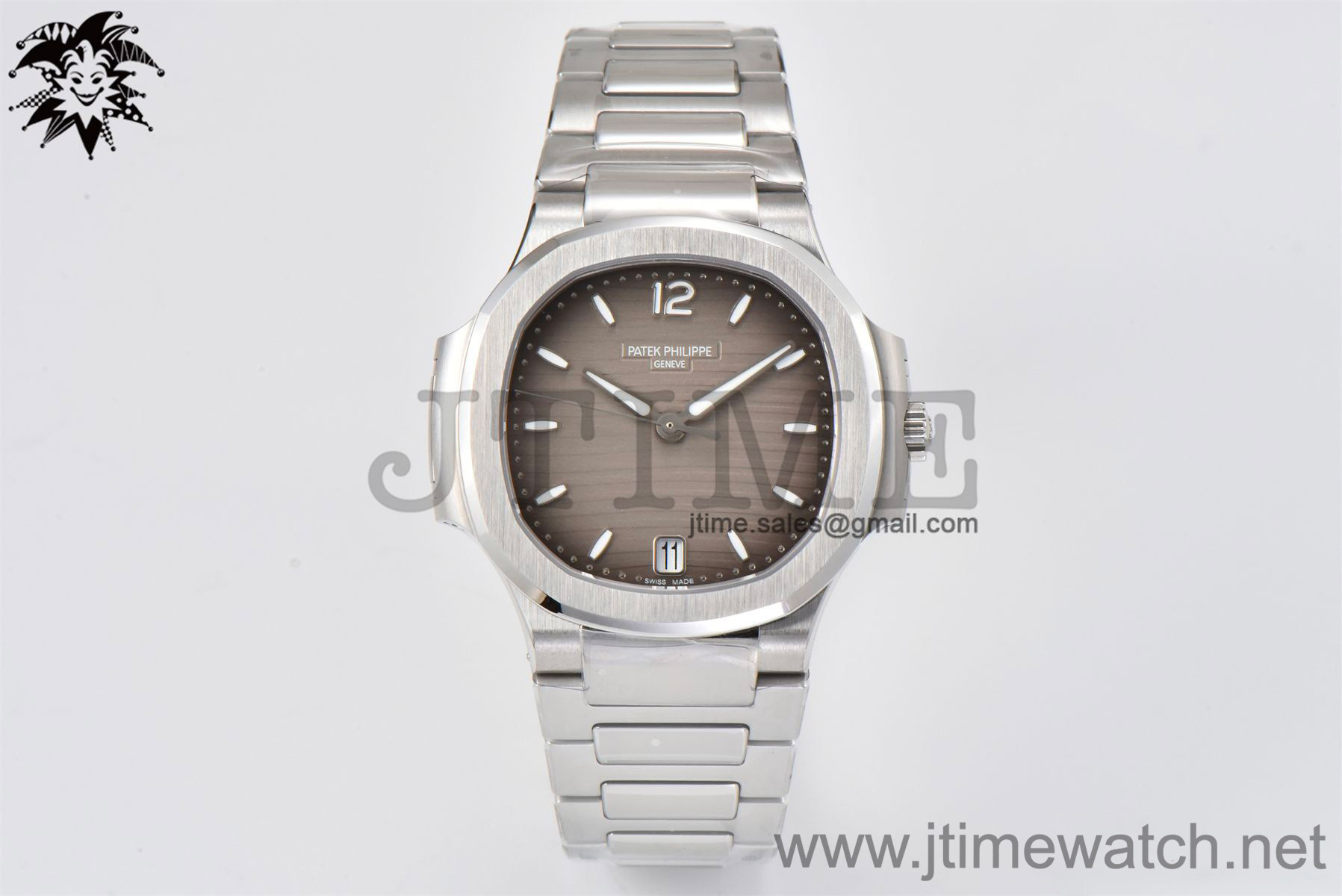 Nautilus 7118 Ladies 3KF 1:1 Best Edition Gray Dial on SS Bracelet A324 Super Clone - Image 5