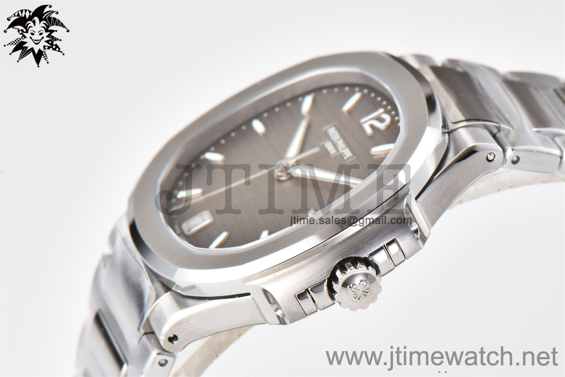 Nautilus 7118 Ladies 3KF 1:1 Best Edition Gray Dial on SS Bracelet A324 Super Clone - Image 3