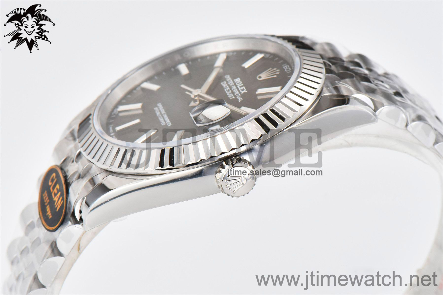 DateJust 126334 904L SS Clean Factory Best Edition Black Dial on Jubilee Bracelet S3235 - Image 5