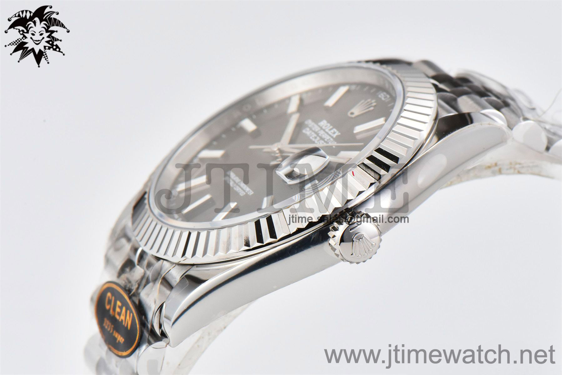 DateJust 126334 904L SS Clean Factory Best Edition Gray Rhodium Dial on Jubilee Bracelet S3235 - Image 4