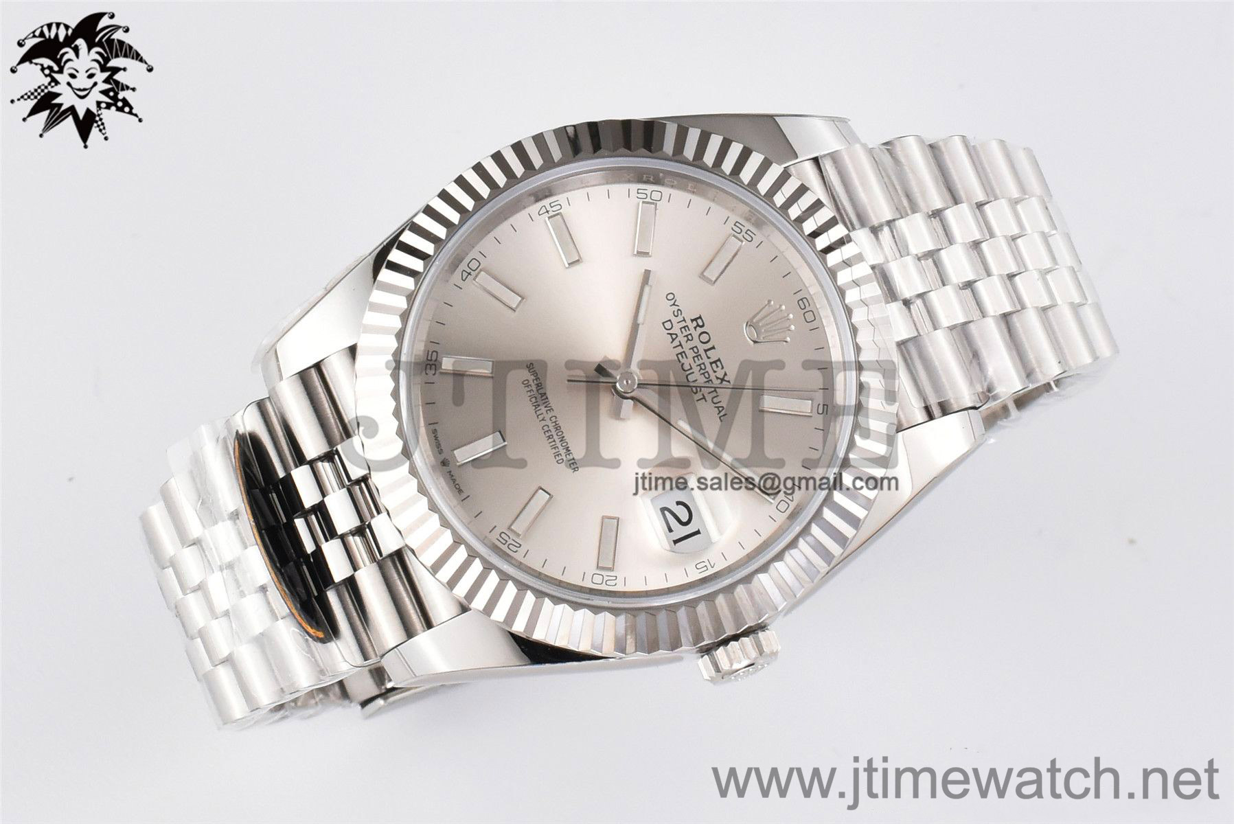 DateJust 126334 904L SS Clean Factory Best Edition Silver Dial on Jubilee Bracelet S3235 - Image 2