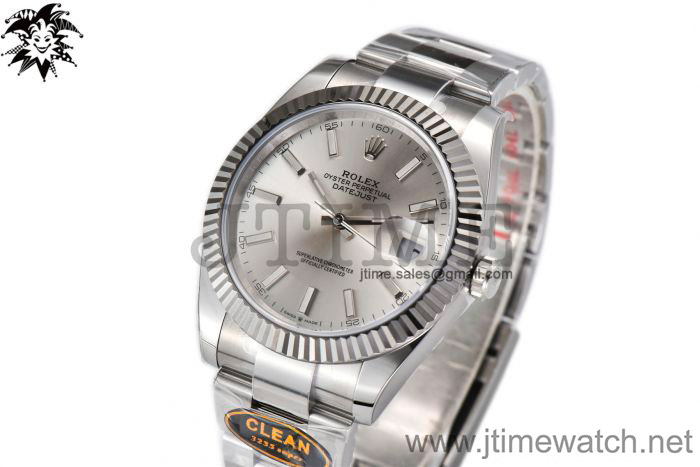 DateJust 126334 904L SS Clean Factory Best Edition Silver Dial on Oyster Bracelet S3235