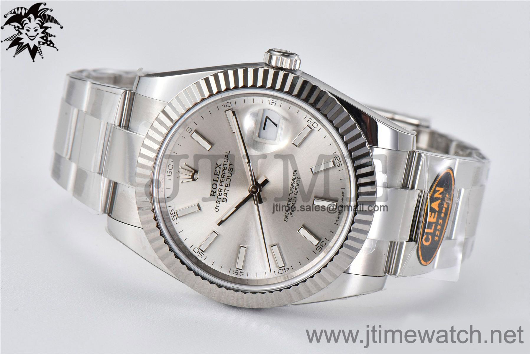 DateJust 126334 904L SS Clean Factory Best Edition Silver Dial on Oyster Bracelet S3235 - Image 6