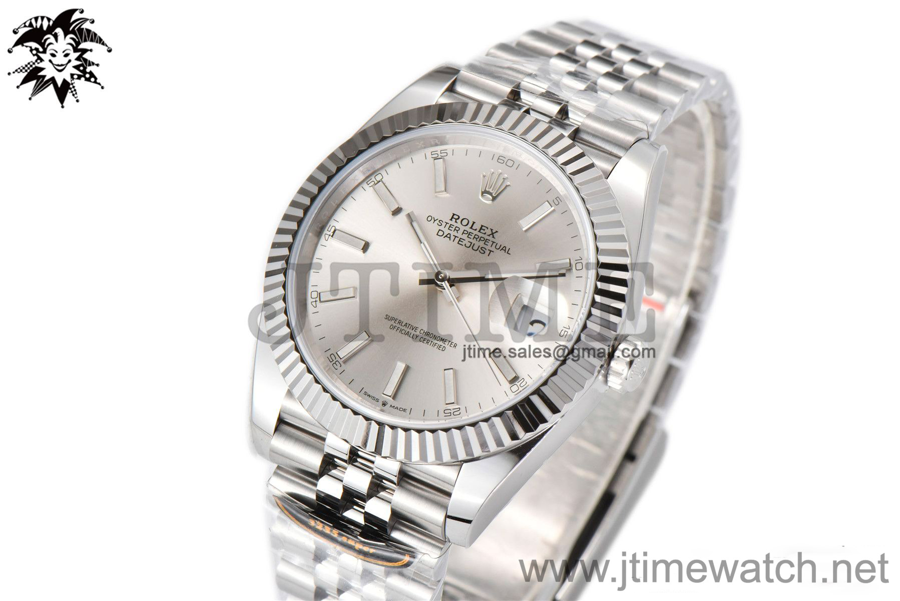 DateJust 126334 904L SS Clean Factory Best Edition Silver Dial on Jubilee Bracelet S3235