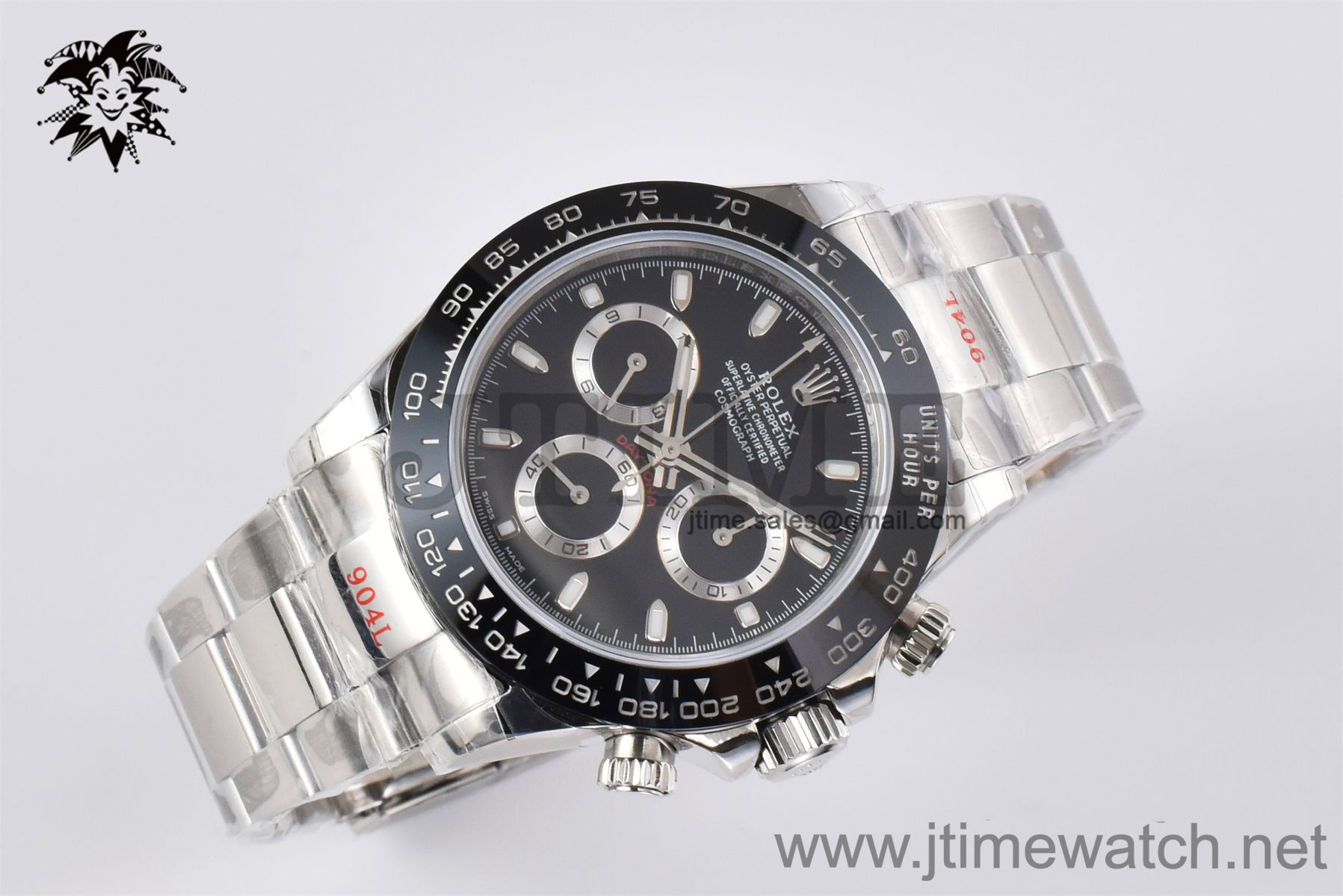 Daytona 116500 YTF 1:1 Best Edition Stainless Steel Black Dial on SS Bracelet A7750 - Image 5