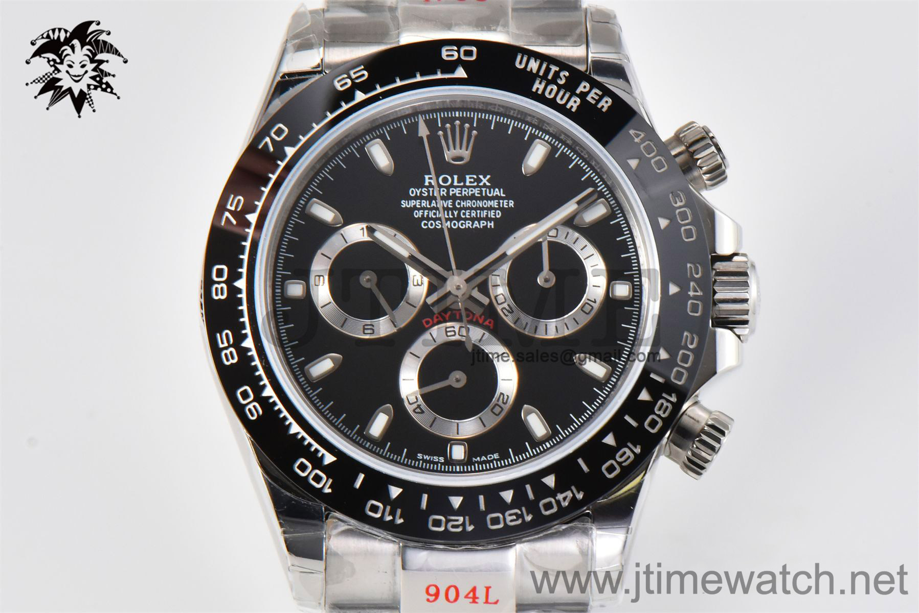 Daytona 116500 YTF 1:1 Best Edition Stainless Steel Black Dial on SS Bracelet A7750 - Image 2