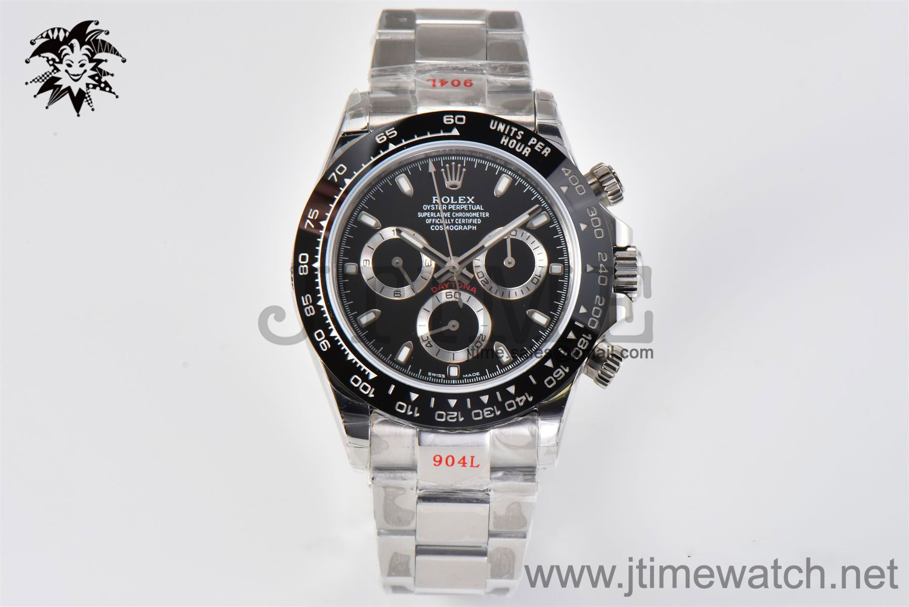Daytona 116500 YTF 1:1 Best Edition Stainless Steel Black Dial on SS Bracelet A7750 - Image 4