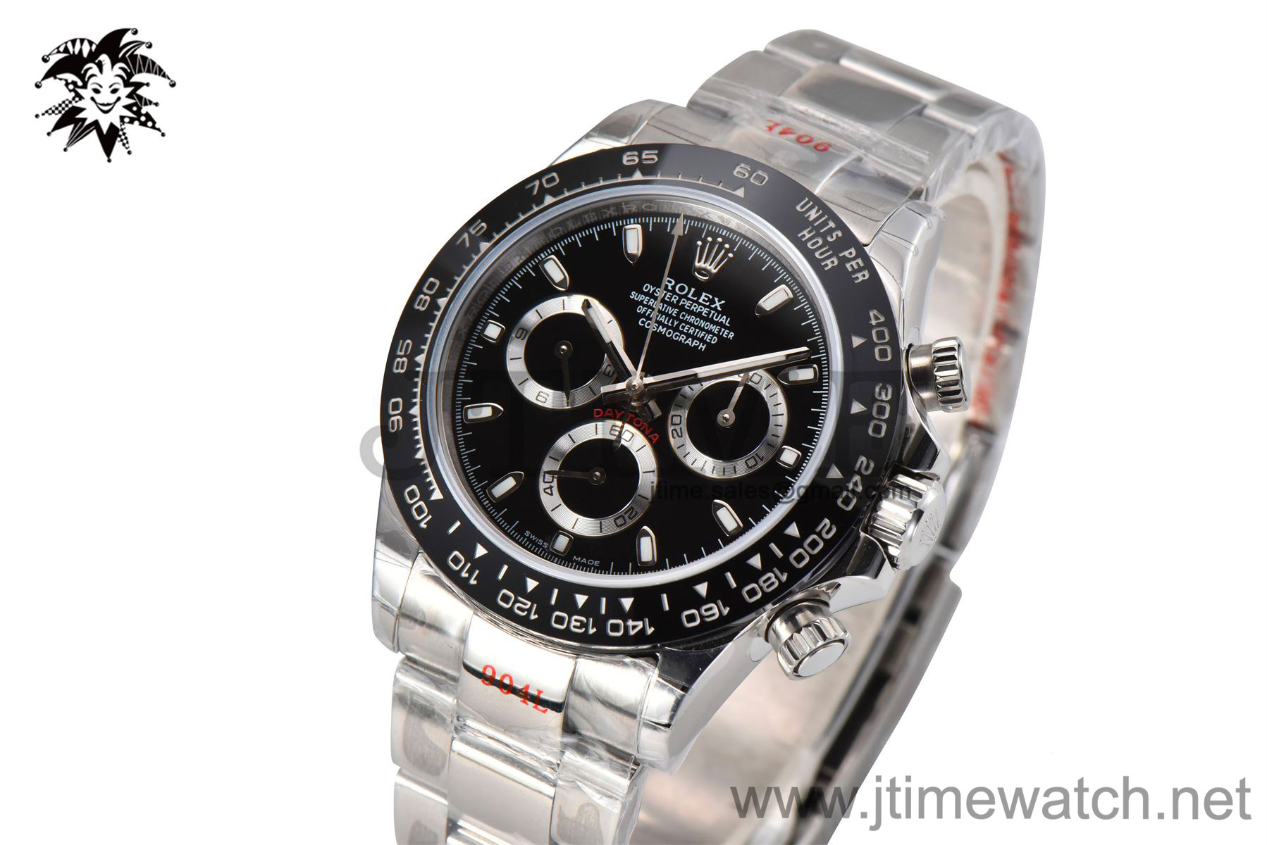 Daytona 116500 YTF 1:1 Best Edition Stainless Steel Black Dial on SS Bracelet A7750