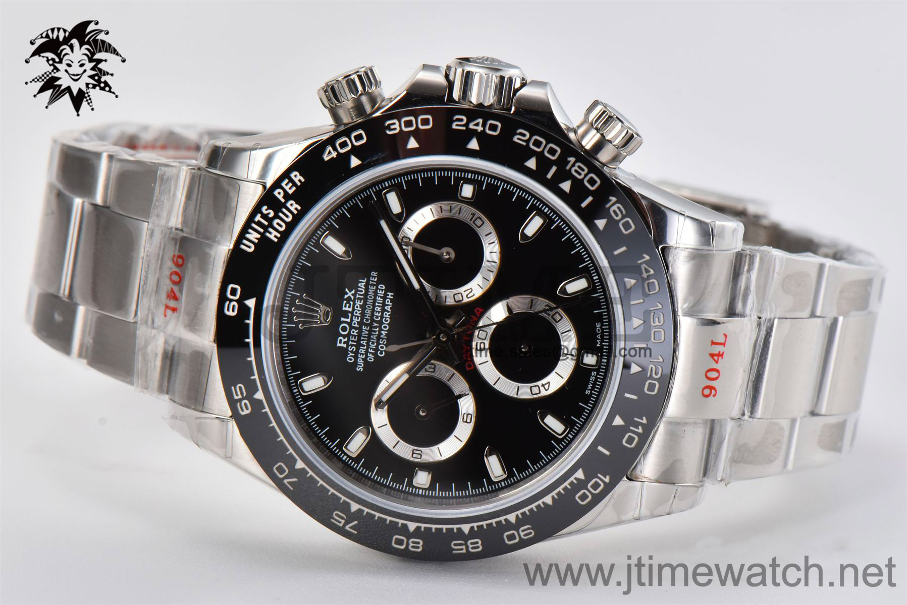 Daytona 116500 YTF 1:1 Best Edition Stainless Steel Black Dial on SS Bracelet A7750 - Image 3
