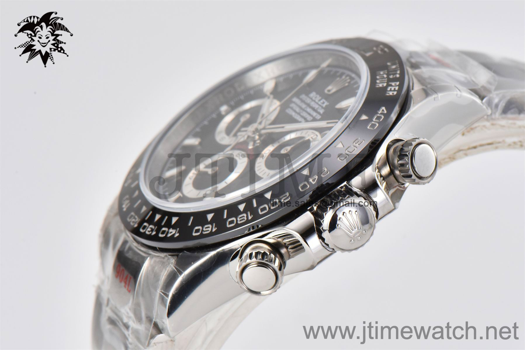Daytona 116500 YTF 1:1 Best Edition Stainless Steel Black Dial on SS Bracelet A7750 - Image 6