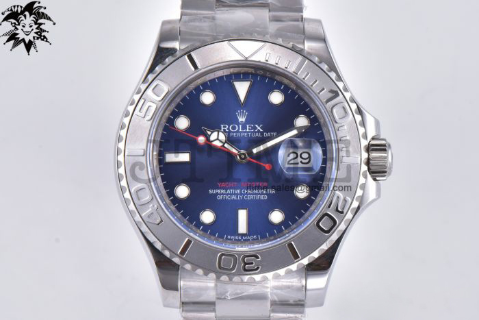 Yacht-Master 116622 1:1 Noob Best Edition 904L Steel Blue Dial on Bracelet SA3135 - Image 2