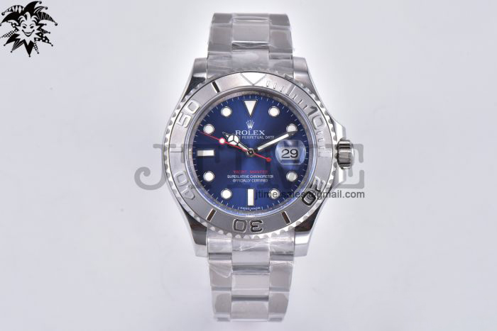 Yacht-Master 116622 1:1 Noob Best Edition 904L Steel Blue Dial on Bracelet SA3135 - Image 4