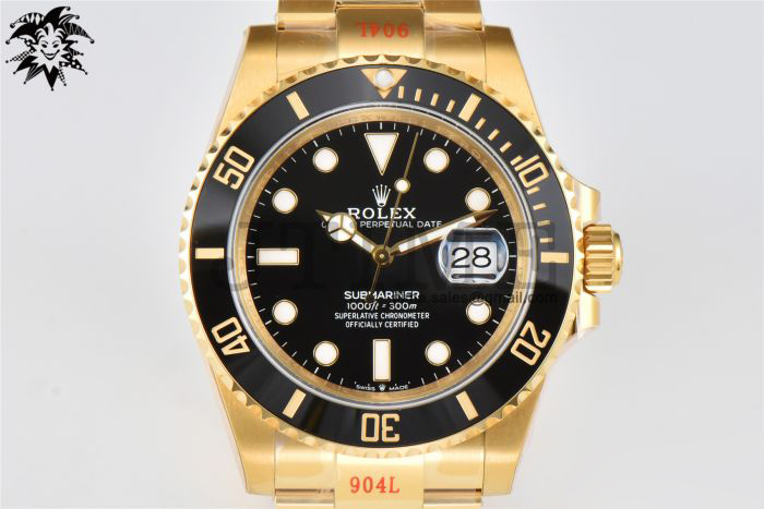 Submariner 41mm 126618 LN Full Gold 904L Steel VSF 1:1 Best Edition VS3235 - Image 2