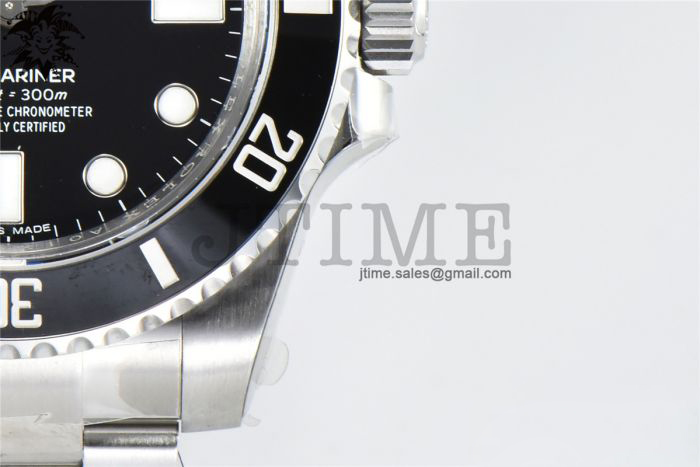 Submariner 114060 No Date Black Ceramic 904L Steel VSF 1:1 Best Edition VS3130 - Image 6