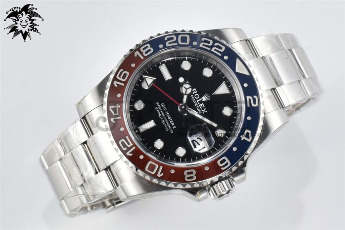 GMT-Master II 126710 BLNR Red/Blue Ceramic 904L Steel Clean Factory Best Edition on Oyster Bracelet VR3186 CHS - Image 3