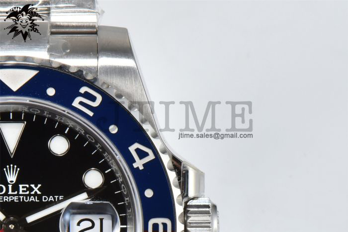 GMT-Master II 126710 BLNR Red/Blue Ceramic 904L Steel Clean Factory Best Edition on Oyster Bracelet VR3186 CHS - Image 5