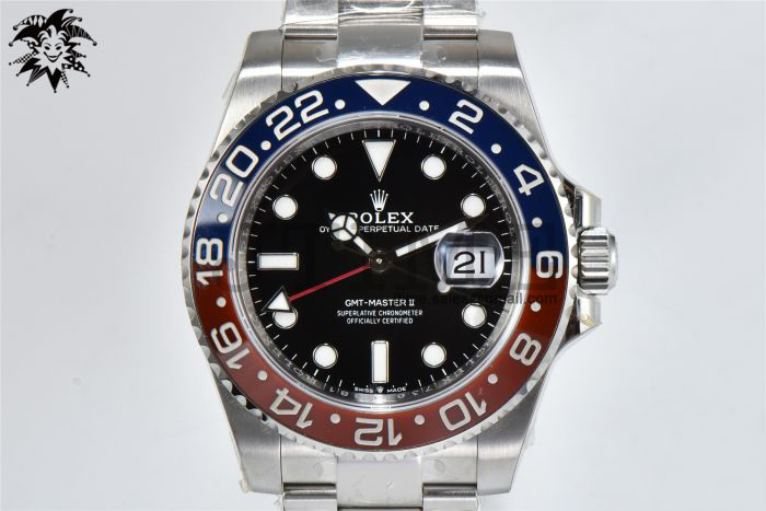 GMT-Master II 126710 BLNR Red/Blue Ceramic 904L Steel Clean Factory Best Edition on Oyster Bracelet VR3186 CHS - Image 4