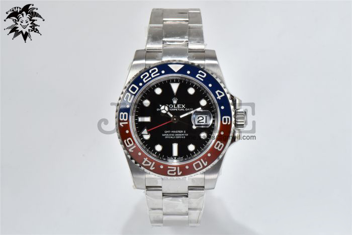 GMT-Master II 126710 BLNR Red/Blue Ceramic 904L Steel Clean Factory Best Edition on Oyster Bracelet VR3186 CHS - Image 2