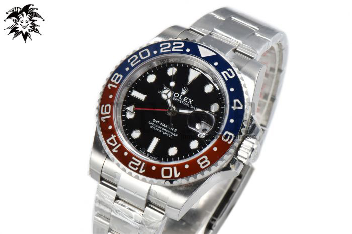 GMT-Master II 126710 BLNR Red/Blue Ceramic 904L Steel Clean Factory Best Edition on Oyster Bracelet VR3186 CHS