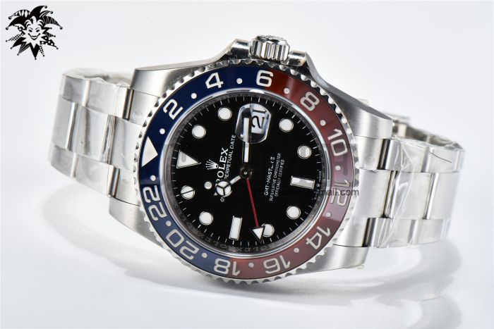 GMT-Master II 126710 BLNR Red/Blue Ceramic 904L Steel Clean Factory Best Edition on Oyster Bracelet VR3186 CHS - Image 6