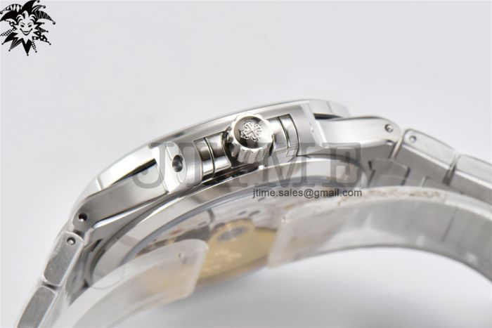 Nautilus 7118 Ladies 3KF 1:1 Best Edition Blue Dial Diamonds Bezel on SS Bracelet A324 Super Clone - Image 9