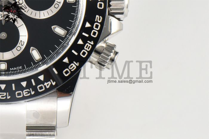 Daytona 116500 Clean Factory 1:1 Best Edition 904L SS Case and Bracelet Black Dial SA4130 - Image 3