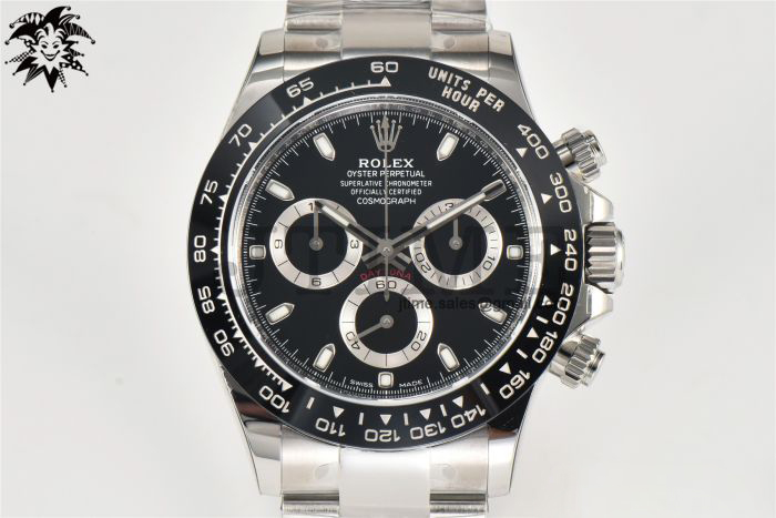 Daytona 116500 Clean Factory 1:1 Best Edition 904L SS Case and Bracelet Black Dial SA4130 - Image 2