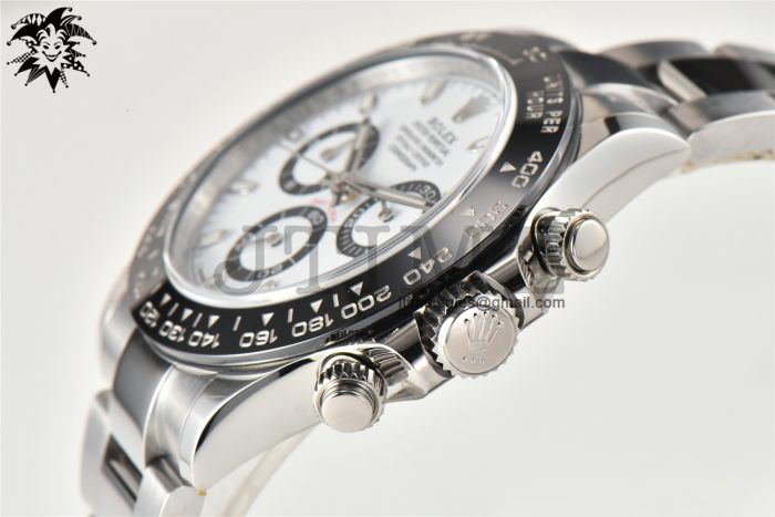 Daytona 116500 Clean Factory 1:1 Best Edition 904L SS Case and Bracelet White Dial SA4130 - Image 7