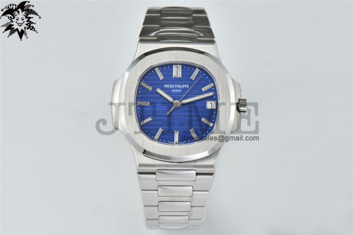 Nautilus 5711 3KF 1:1 Best Edition 40th Anniversary Blue Dial on SS Bracelet A324 Super Clone V2 - Image 2