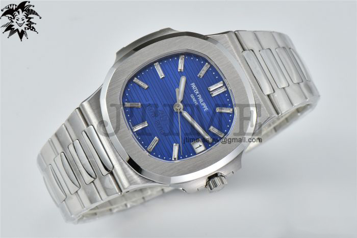 Nautilus 5711 3KF 1:1 Best Edition 40th Anniversary Blue Dial on SS Bracelet A324 Super Clone V2 - Image 4