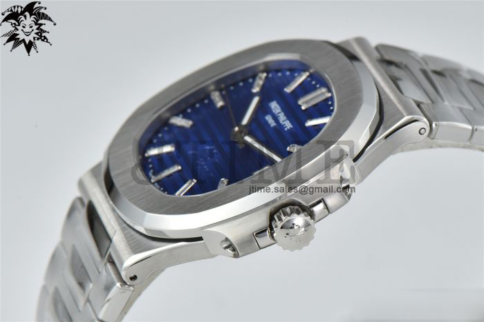 Nautilus 5711 3KF 1:1 Best Edition 40th Anniversary Blue Dial on SS Bracelet A324 Super Clone V2 - Image 6