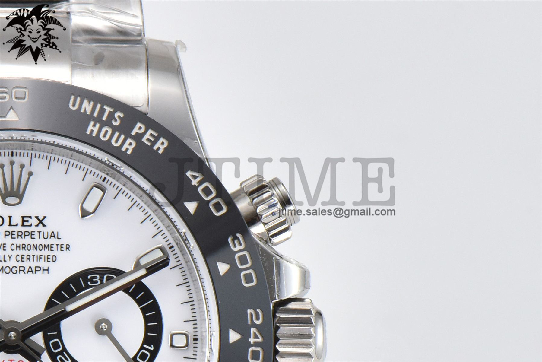 Daytona 116500 BTF 1:1 Best Edition 904L SS Case and Bracelet White Dial SA4130 - Image 6