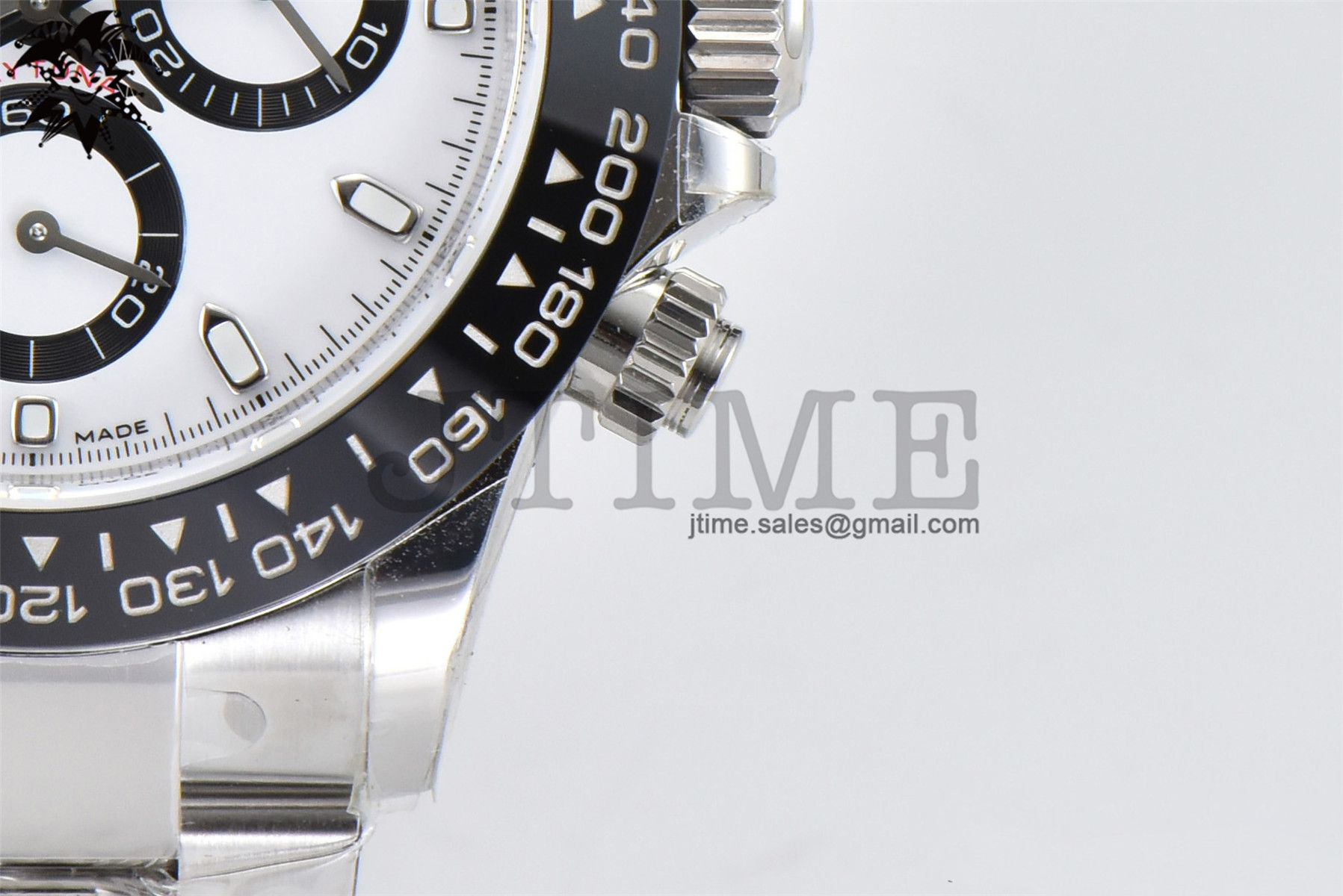 Daytona 116500 BTF 1:1 Best Edition 904L SS Case and Bracelet White Dial SA4130 - Image 7