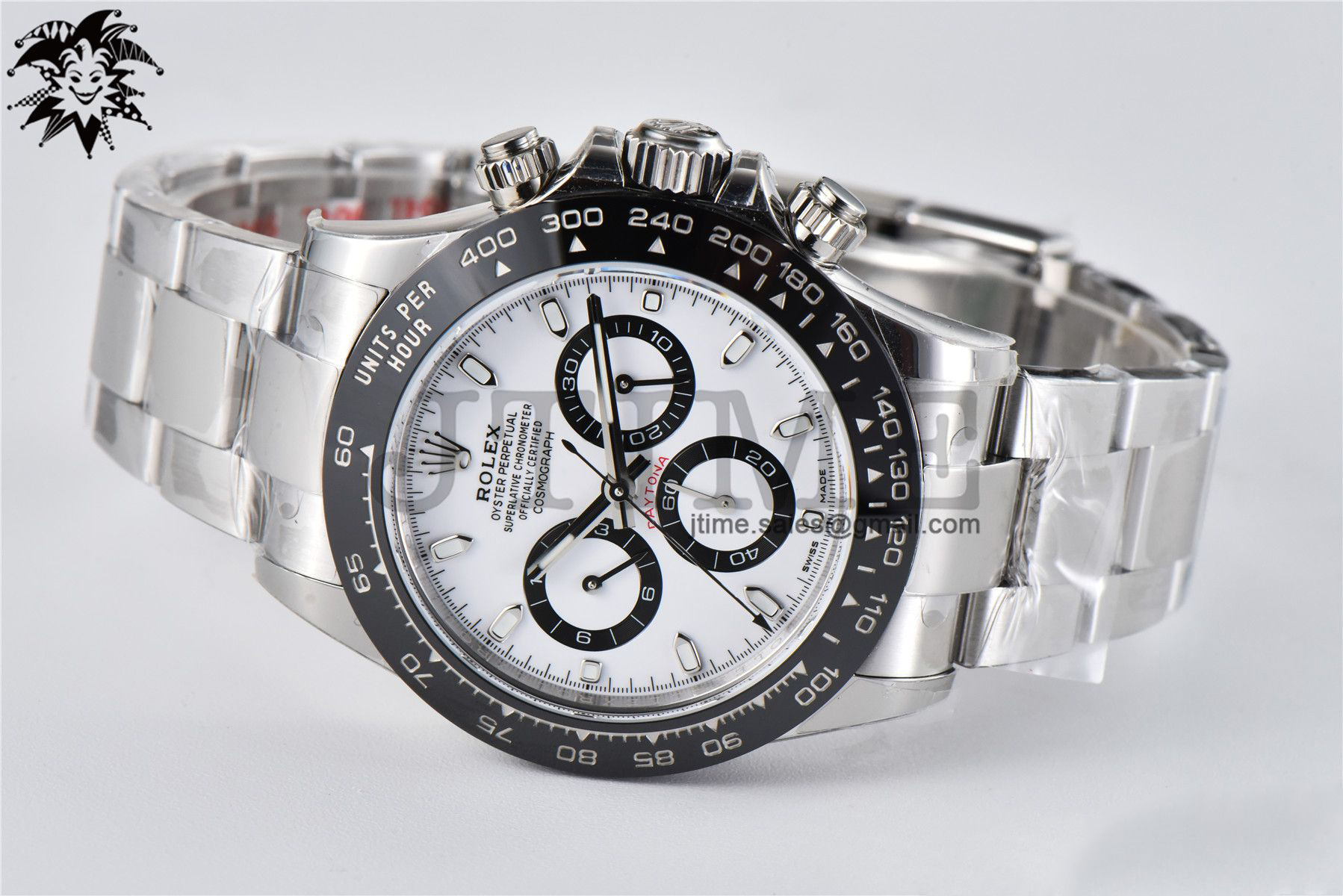 Daytona 116500 BTF 1:1 Best Edition 904L SS Case and Bracelet White Dial SA4130 - Image 4