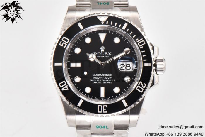 Submariner 41mm 126610 LN Black Ceramic 904L Steel ZF 1:1 Best Edition VR3235 - Image 3