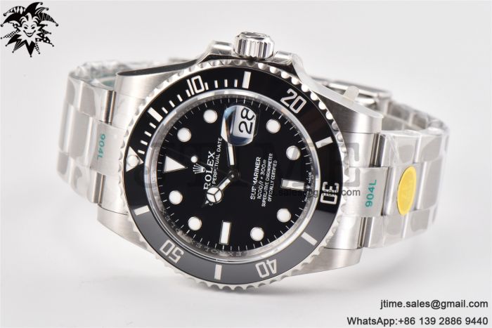 Submariner 41mm 126610 LN Black Ceramic 904L Steel ZF 1:1 Best Edition VR3235 - Image 4