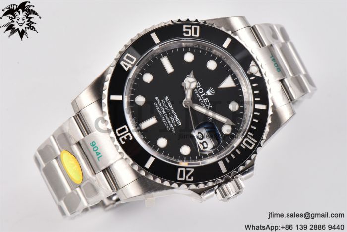 Submariner 41mm 126610 LN Black Ceramic 904L Steel ZF 1:1 Best Edition VR3235 - Image 5