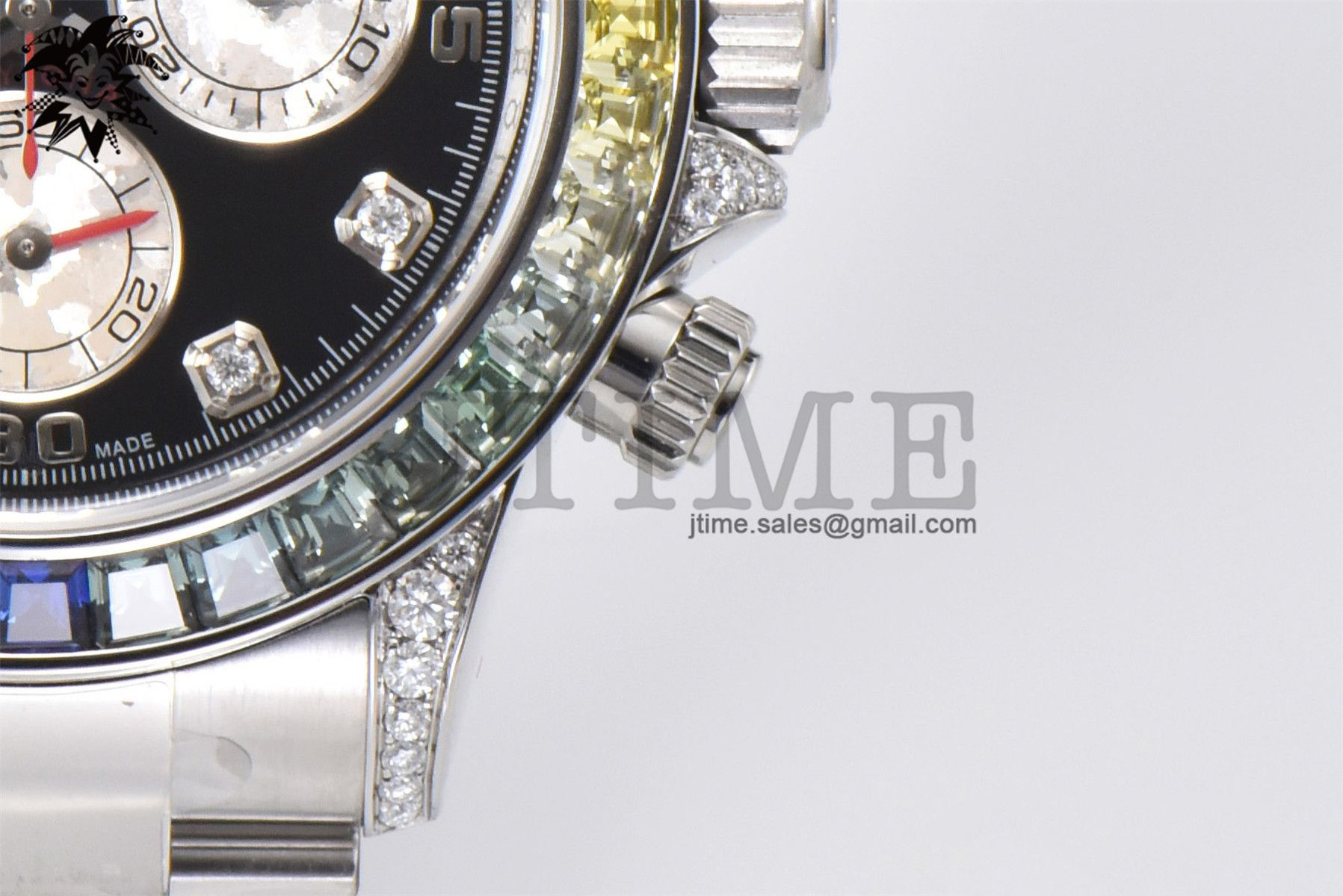 Daytona 116599RBOW Rainbow Bezel Custom Modified SA4130 (Based on Clean Factory Daytona) - Image 8