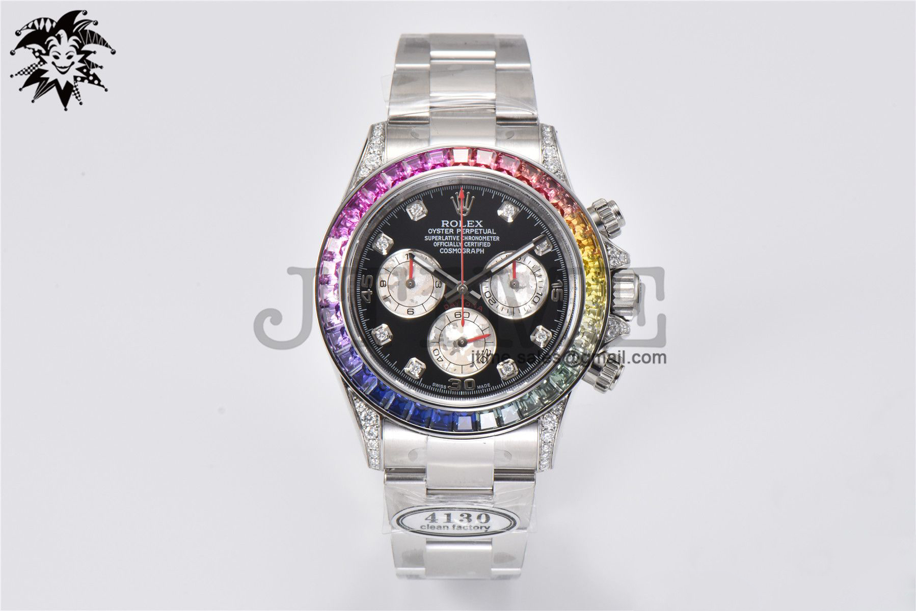 Daytona 116599RBOW Rainbow Bezel Custom Modified SA4130 (Based on Clean Factory Daytona) - Image 2