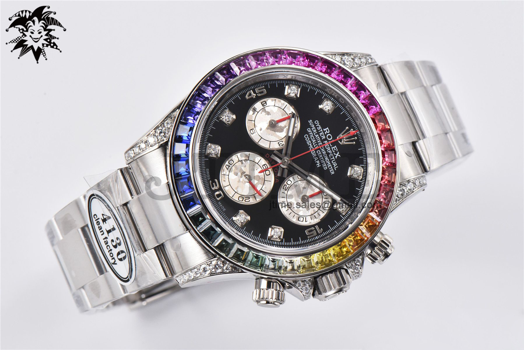 Daytona 116599RBOW Rainbow Bezel Custom Modified SA4130 (Based on Clean Factory Daytona) - Image 4