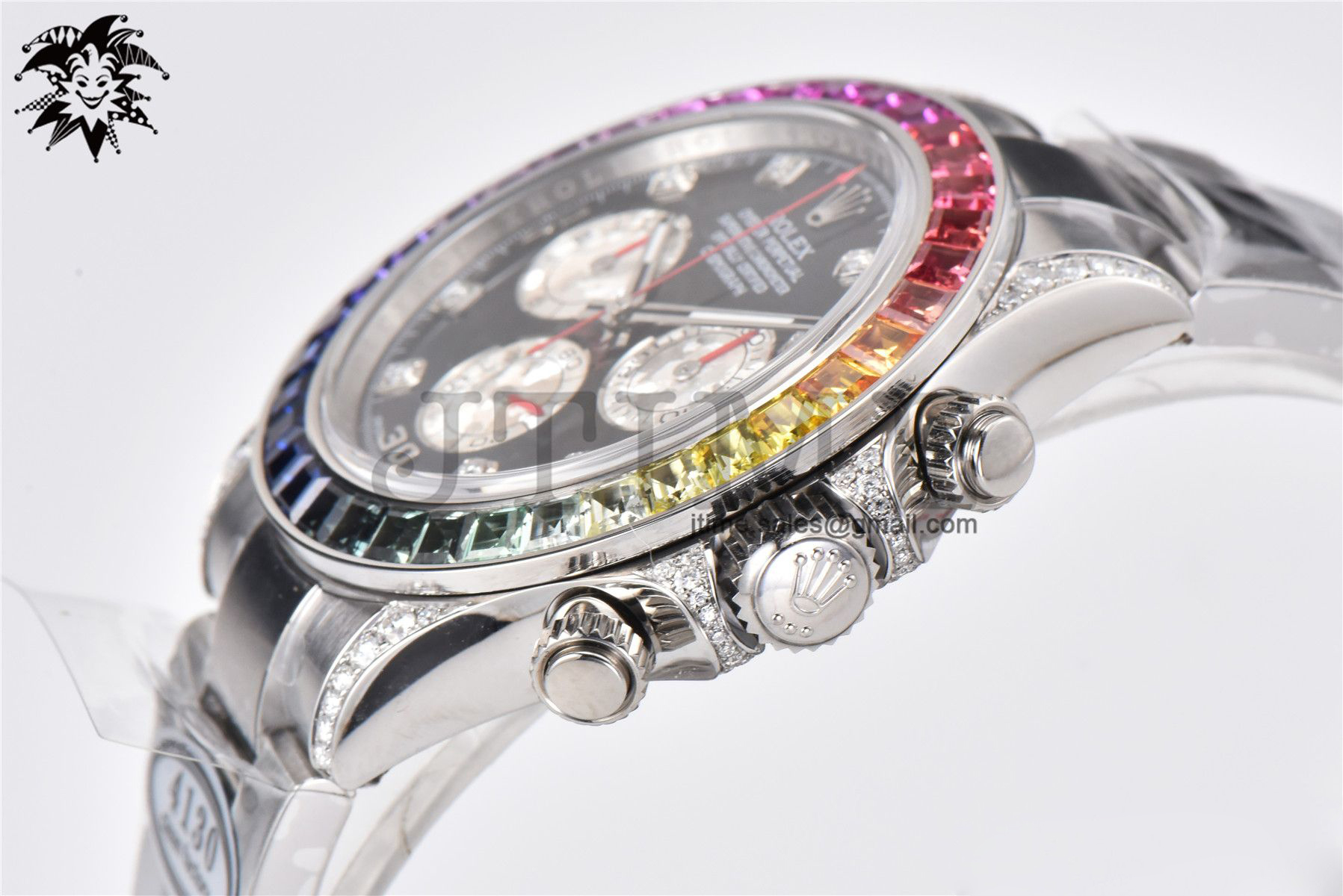 Daytona 116599RBOW Rainbow Bezel Custom Modified SA4130 (Based on Clean Factory Daytona) - Image 6